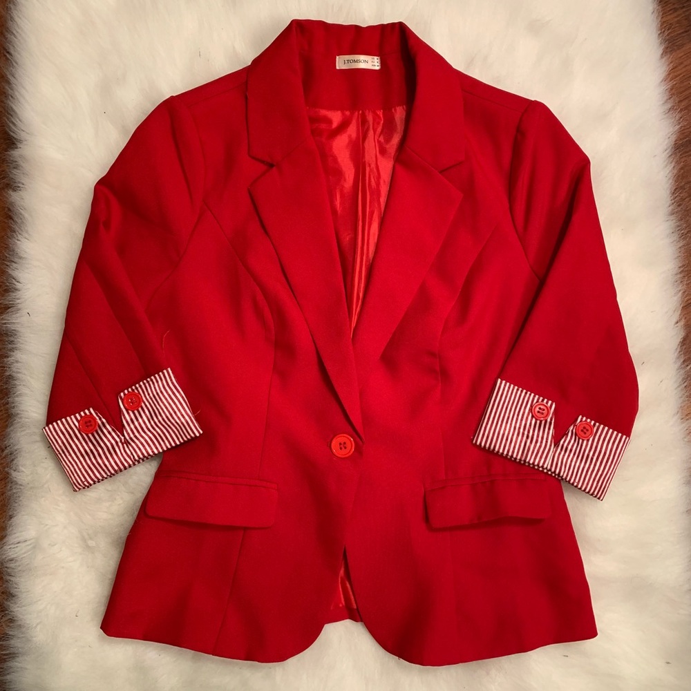 Red Blazer - Picture 2 of 3